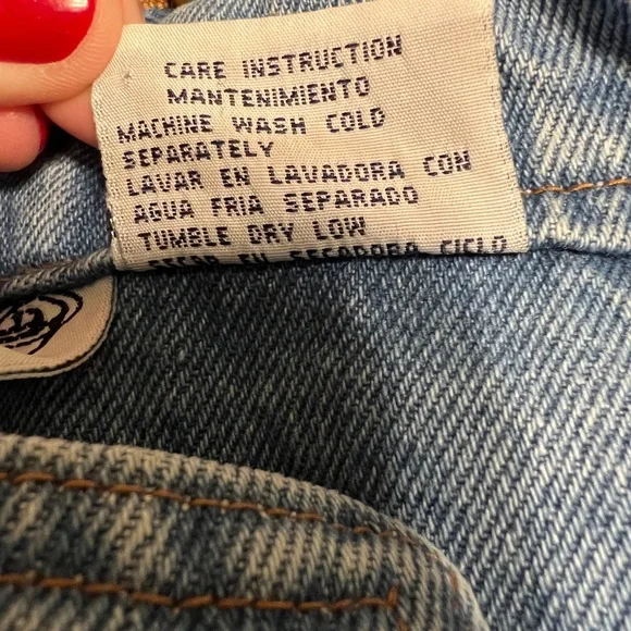 Vintage UARK razorbacks denim jacket, embroidered